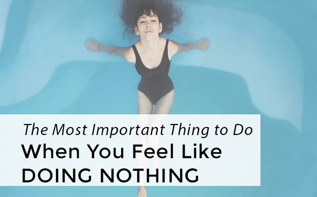 Girl In Pool is Not Motivated, Feels Like Doing Nothing