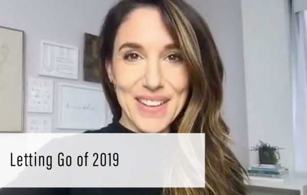 Letting Go of 2019